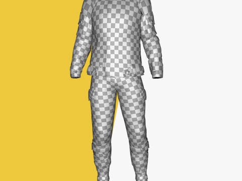 Rigged Outfit 3Dモデル