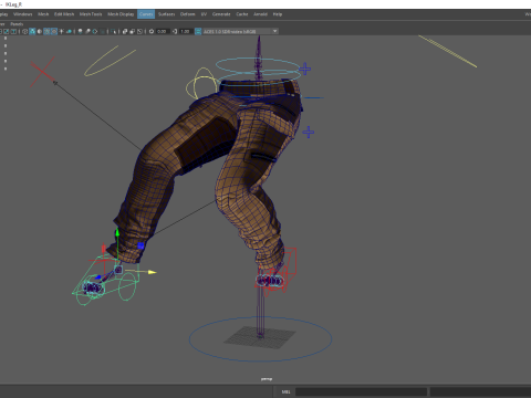 Realistic Pants 1 for Men Rigged 3Dモデル