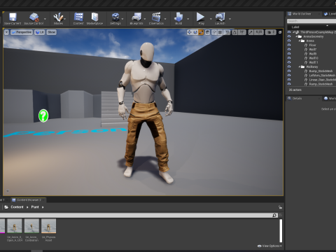 Realistic Pants 1 for Men Rigged 3Dモデル