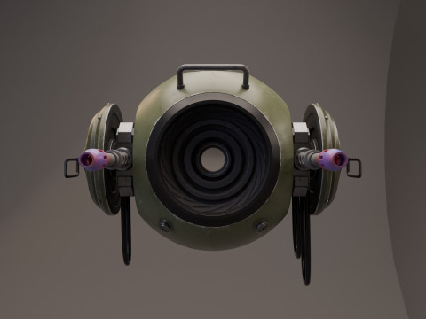 Sci-Fi Surveillance Drone - 3D Model