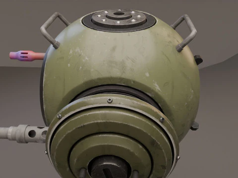 Sci-Fi Surveillance Drone - 3D Model