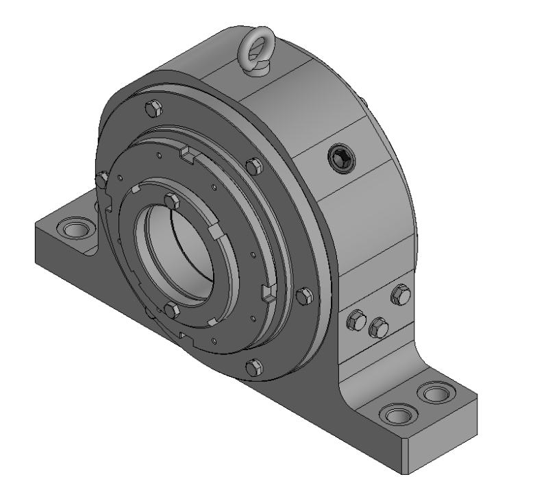 Bearing support 22326KEJW33C3 Model 3D .c4d .max .obj .3ds .fbx .stl .blend 