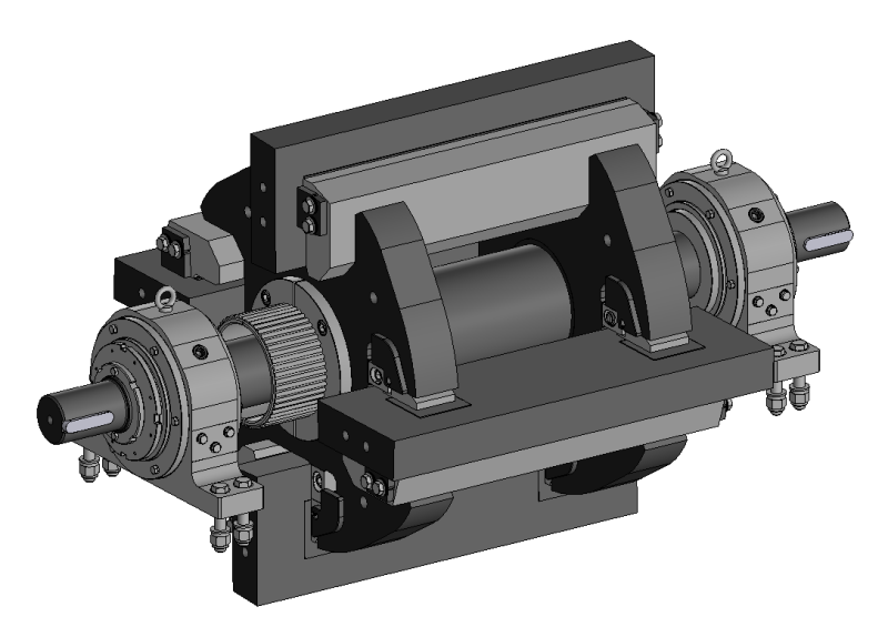 Rotor NP 1110 for impact crusher Modelo 3D .c4d .max .obj .3ds .fbx .stl .blend 