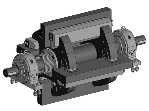 Rotor NP 1110 for impact crusher 3Dモデル