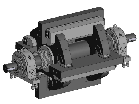 Ротор NP 1110 для ударної дробарки 3D Модель