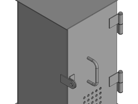 Gas collection cabinet 3D Модель