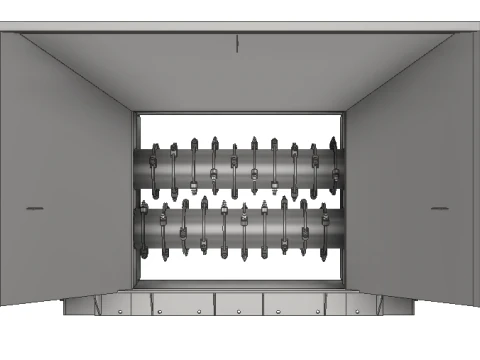 Toothed Roll Crusher Coal Processing Equipment 3D Model