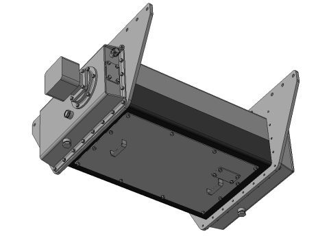 Pan Feeder Vibrator for screen 3D Модель