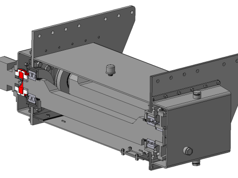 Pan Feeder Vibrator for screen 3D Модель