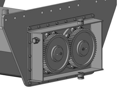 Pan Feeder Vibrator for screen 3D Модель