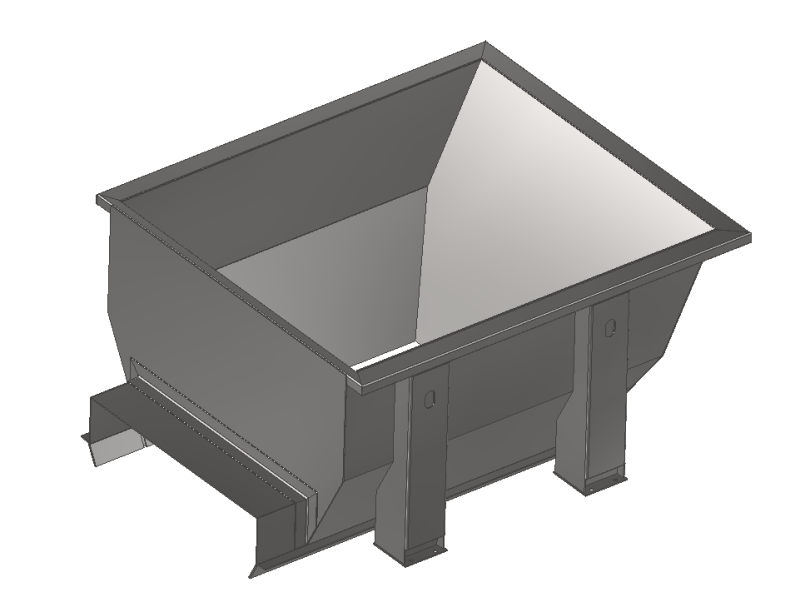 Loading hopper Modello 3D .c4d .max .obj .3ds .fbx .stl .blend 