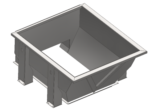 Loading hopper Modello 3D