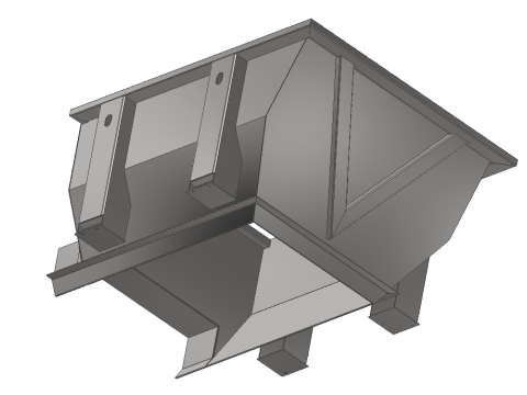 Loading hopper Modello 3D
