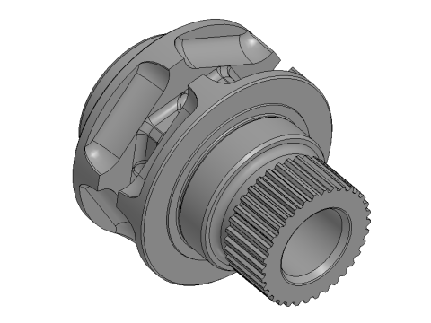 Drive star for chain 3D Model