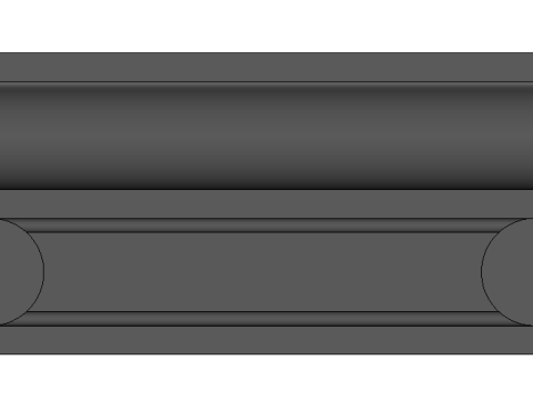 Two-level roller support for pipes d1020 and d1220 Model 3D