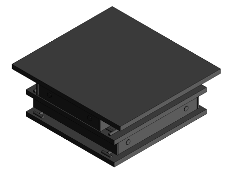 Two-level roller support for pipes d920 Modèle 3D
