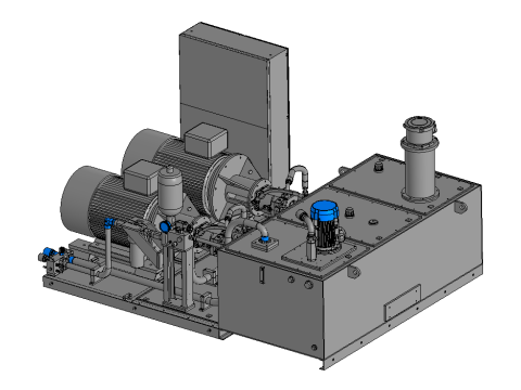 Hydraulic station 500L 3D मॉडल