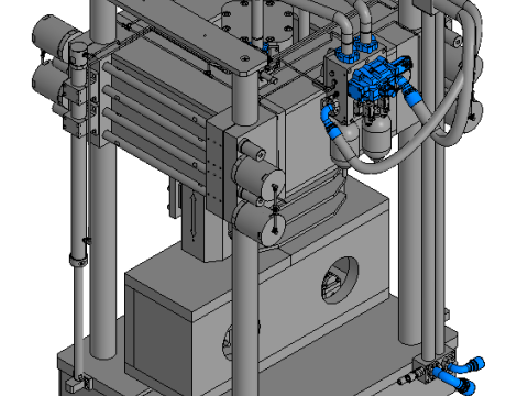 Servohydraulic Load Frames 1500kN 3D मॉडल
