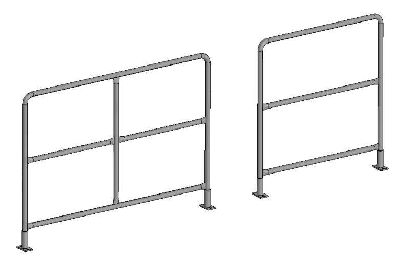 Fence is removable L1000 L1500 3D Model .c4d .max .obj .3ds .fbx .stl .blend 