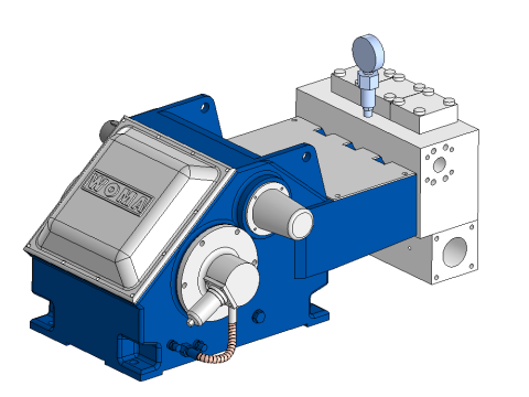 High Pressure Triplex Plunger Pump 3Dモデル