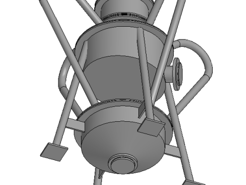Wastewater cyclone station 3D Модель