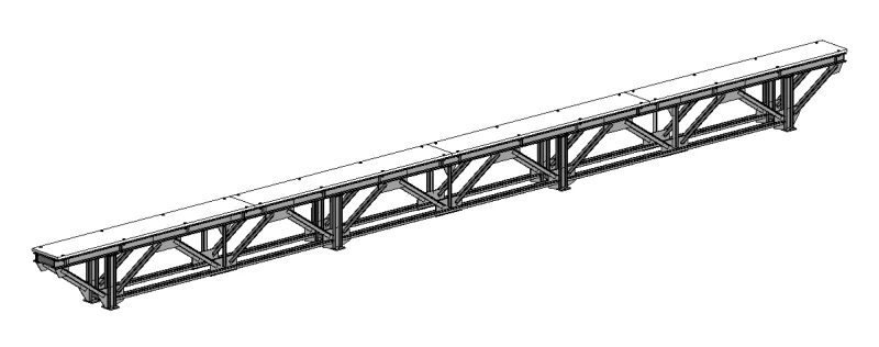 Rack for measuring the curvature of rolled products 3D Model .c4d .max .obj .3ds .fbx .stl .blend 