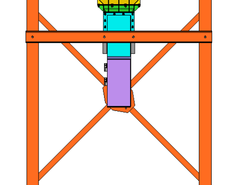 Big-Bag wrecker with hopper 3D 모델