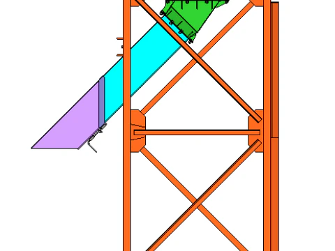 Big-Bag wrecker with hopper 3D Model