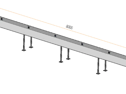 Terasta &ccedil;alışma masası 3D Model