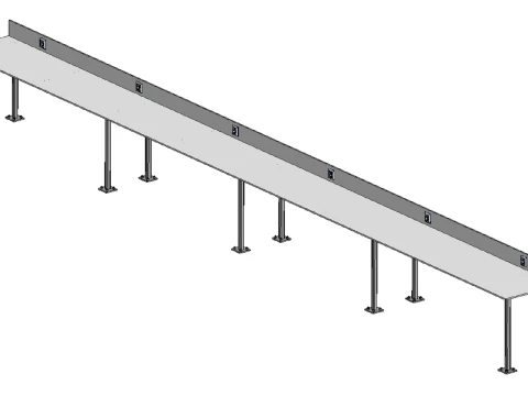 Table for working on the terrace 3D Model