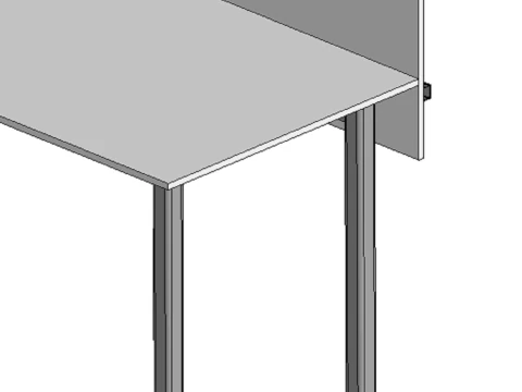 Table for working on the terrace 3D Model