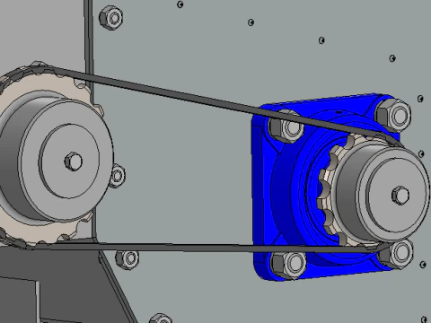 Concrete Mixer Bucket 3D Model