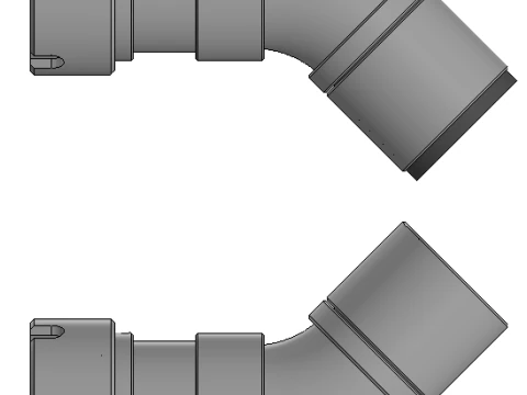 Multi-hose High pressure hose 3D Model