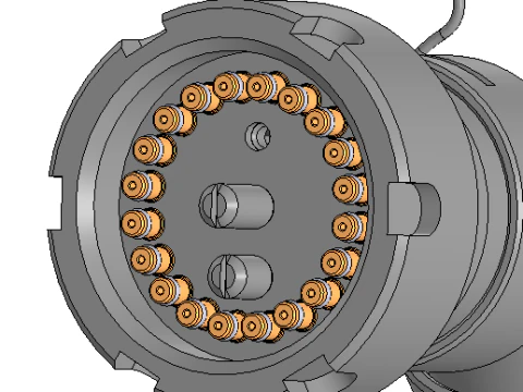 Multi-hose High pressure hose 3D Model