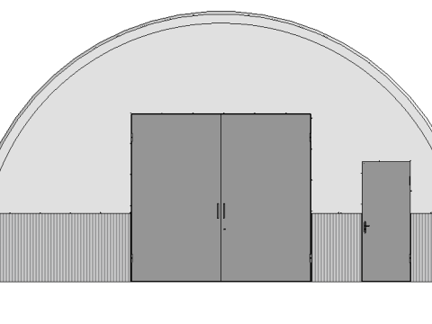 Hangar tent 3Dモデル