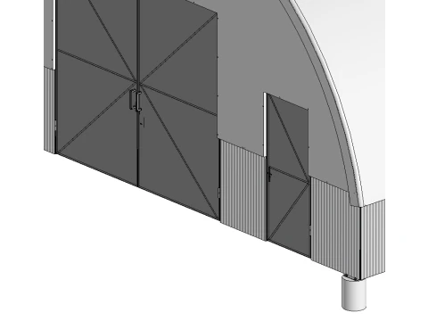 Hangar tent 3D Model