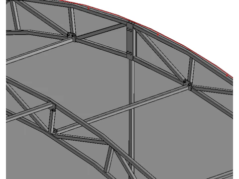 Hangar tent 3D Model