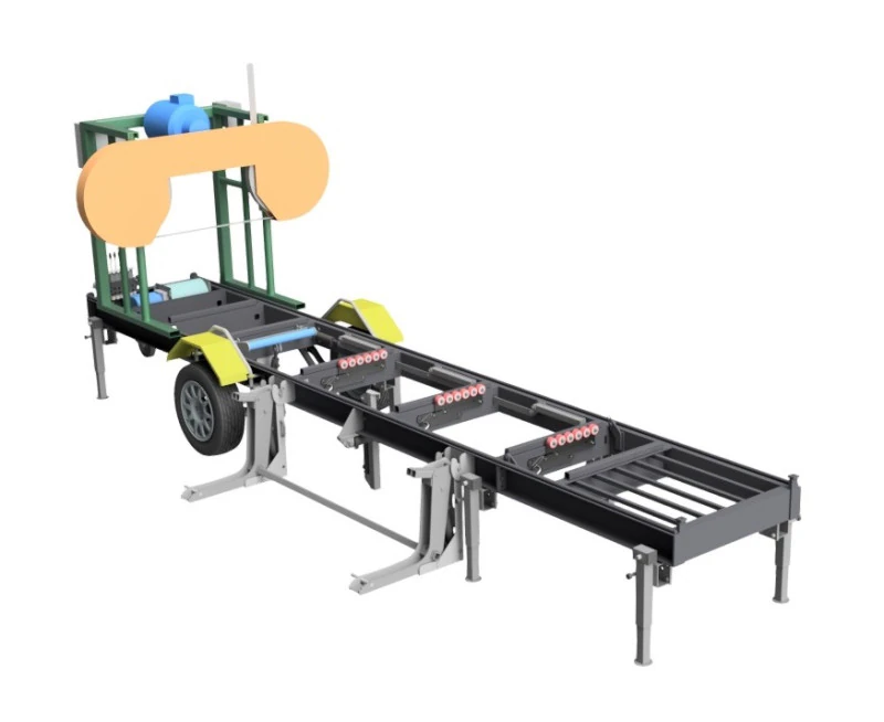 Mobile Band Sawmill 3D Model .c4d .max .obj .3ds .fbx .stl .blend 