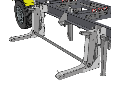 Mobile Band Sawmill 3D Модель