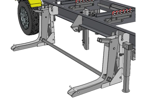 Mobile Band Sawmill 3D Model