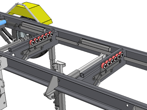 Mobile Band Sawmill 3D Модель