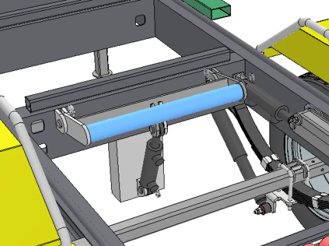 Mobile Band Sawmill 3D Model