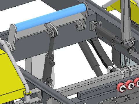 Mobile Band Sawmill 3D Model