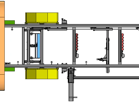 Mobile Band Sawmill 3D Model