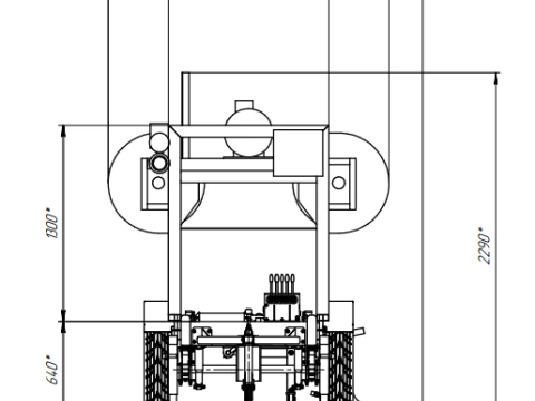 Mobile Band Sawmill 3D Model