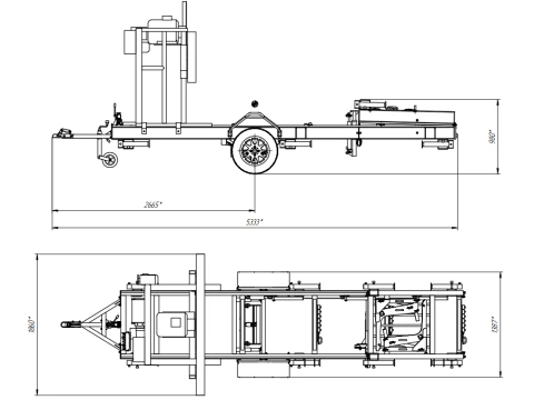 Mobile Band Sawmill 3D Model