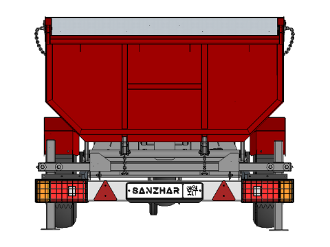 Tipper Trailer Modello 3D