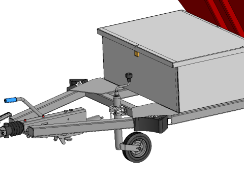 Tipper Trailer Modello 3D