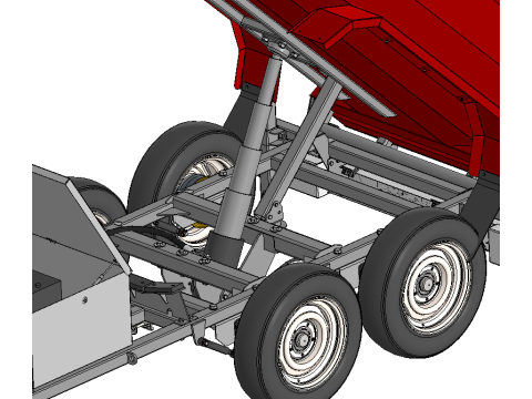 Tipper Trailer Modello 3D