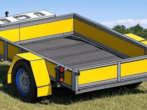Trailer 750 kg Modèle 3D